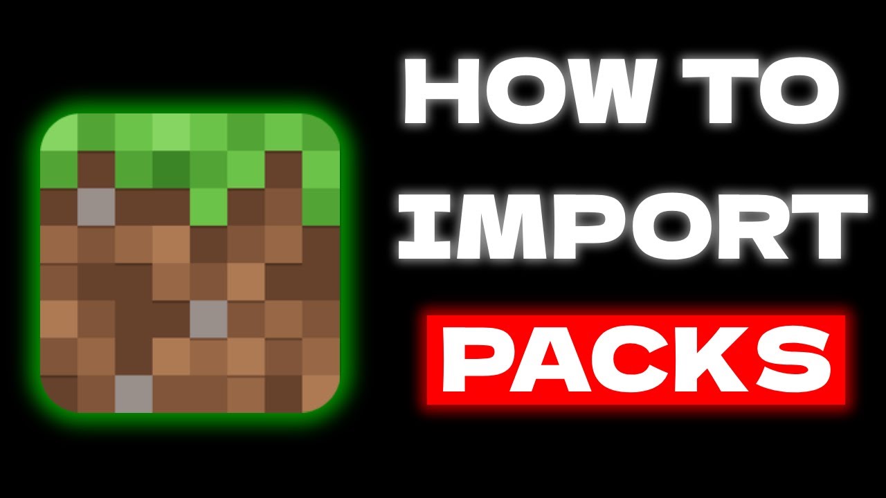 How To IMPORT Texture Packs In Minecraft Bedrock