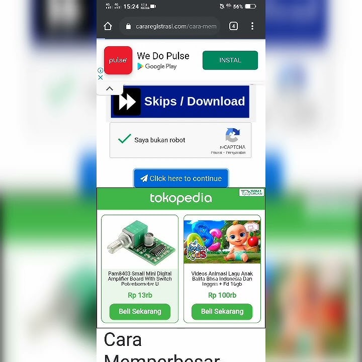 Cara download di link semawur/cararegistrasi