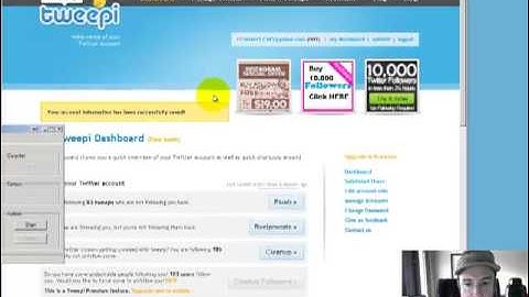 Mass Following and how to mass unfollow the unfollowers on twitter with a Tweepi Bot