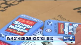 Postal workers to collect food donations to 'Stamp Out Hunger'