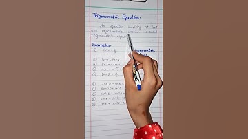 Trigonometric Equation with Example | Chp # 14 | FSc Maths Part 1 | 11th Class Maths | 1st Year Math