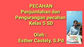 Pengurangan pecahan biasa ...