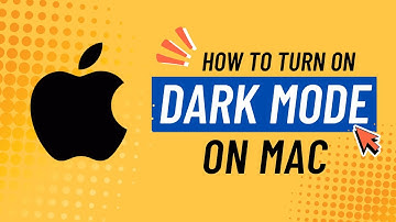 How to Enable Dark Mode on Mac?