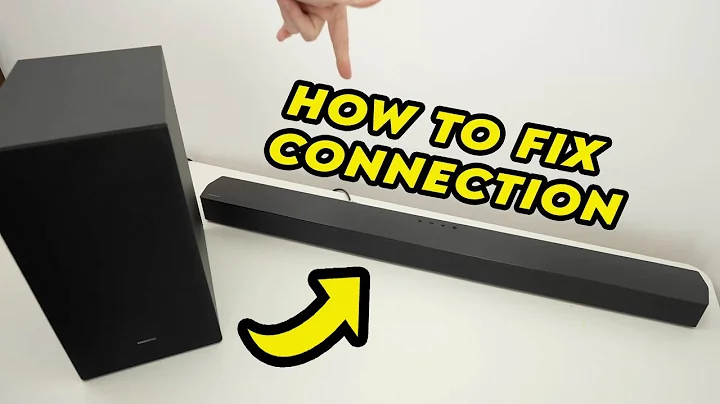 Samsung Soundbar : How to Fix If It's Not Connecting To the Subwoofer