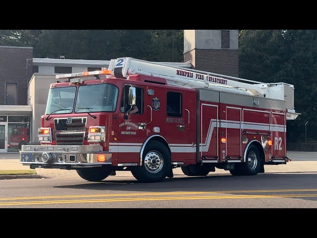 Memphis Fire Department Rescue 2, Engine 29, and Unit 17