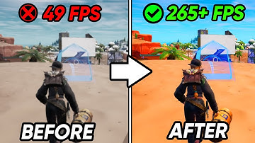 🔧 Fortnite Chapter 3: Drastically Increase FPS, Reduce Lag & Input Delay | Fortnite Best Settings ✅