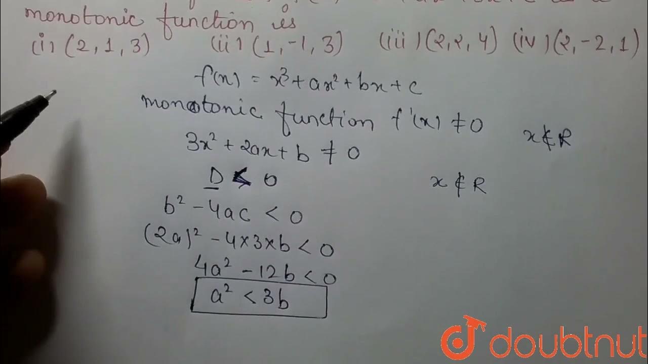 The possible value of the ordered triplet a b c such that the