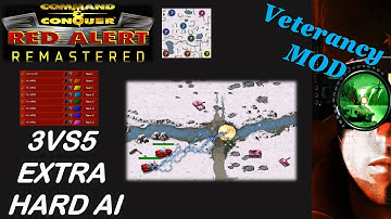 /Command & Conquer Red Alert Remastered/ (Skirmish) 3VS5 EXTRA HARD AI      I Hell Frozen Over I
