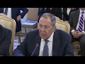 С.Лавров на заседании Совета министров иностранных дел СНГ в расширенном составе