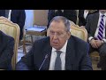 С.Лавров на заседании Совета министров иностранных дел СНГ в расширенном составе