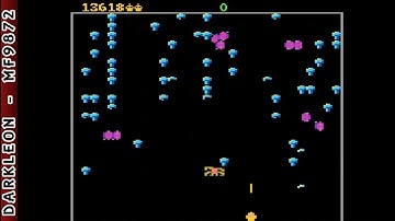 Atari 7800 - Centipede © 1986 Atari - Gameplay