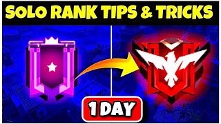 Top 10 Solo Rank Push Tips and Tricks Free Fire | BR Rank Push Tips and Tricks Free Fire