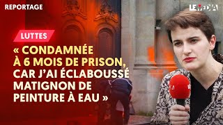 6 MOIS FERME POUR DE LA PEINTURE : LA CONDAMNATION SCANDALEUSE D’UNE MILITANTE
