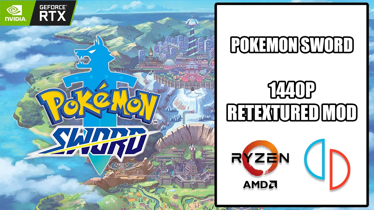 Yuzu Mainline | Pokemon Sword | Retexturing Mods | 1440p | RTX 2070 ...