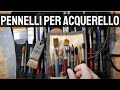 Acquerello - usare il pennello nel modo giusto