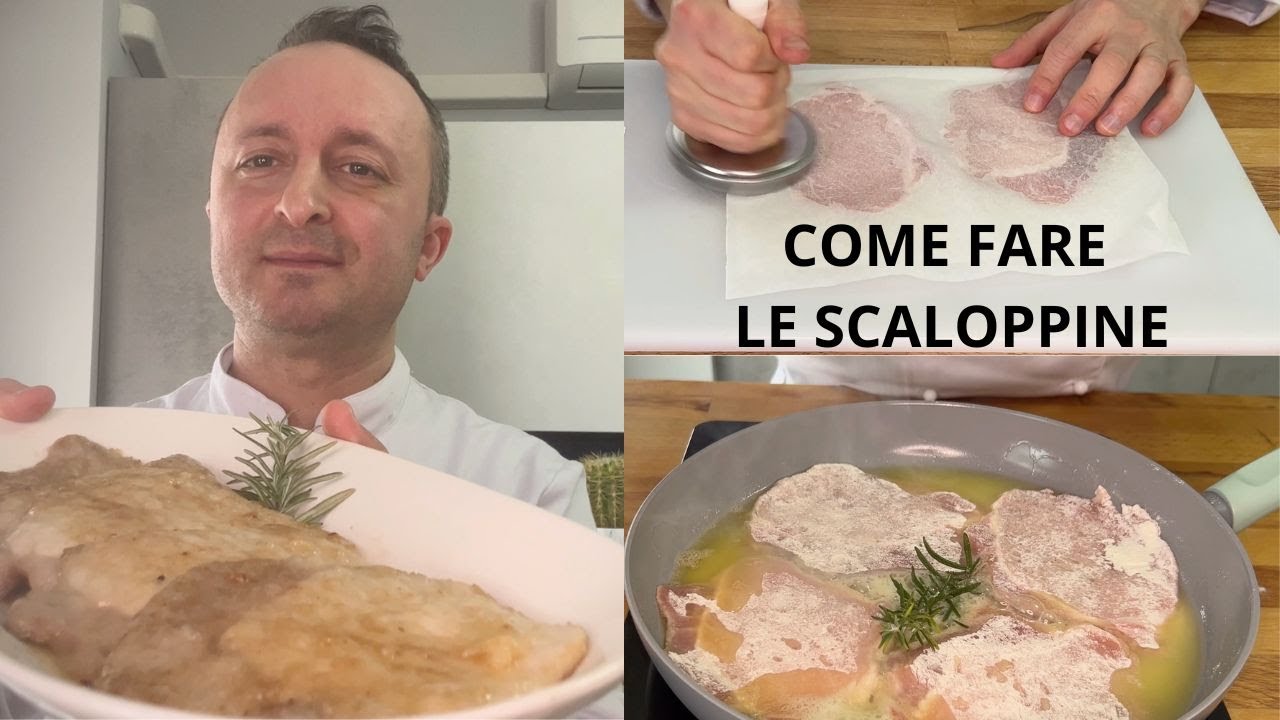 COME FARE LE SCALOPPINE AL VINO BIANCO O AL LIMONE?