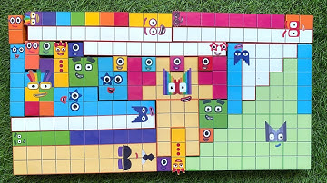 Looking for Numberblocks NEW 232 Puzzle Tetris Shape ASMR  | Numberblocks Satisfying Video