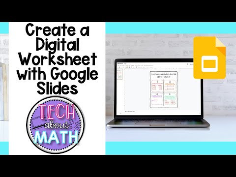 How to Create a Digital Worksheet with Google Slides