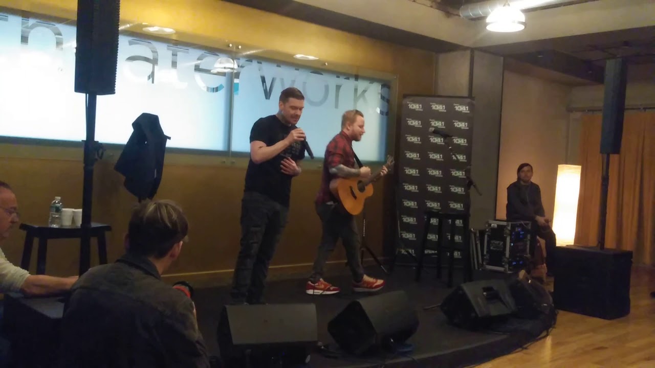 Brent and Zach of Shinedown Burning Bright acoustic YouTube