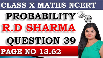 RD Sharma Chapter 16 Q 39 Class 10 Maths NCERT @MathsTeacher