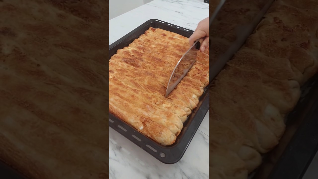 OKLAVASIZ KOLAY Çıtır çıtır peynirli börek #kesfet #sunum #fyp #yemek #börek #peynirlibörek #pratik