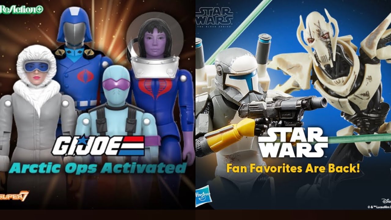 New GiJoe & Star Wars action figures preorder at entertainment