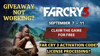 FAR CRY 3 Giveaway Not Working - FAR CRY 3 Activation Code/CD Key