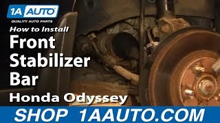 honda bar link odyssey stabilizer replace sway install