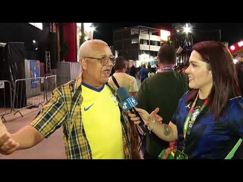 VEJA COMO OS FORROZEIROS ASSISTIRAM AO JOGO DO BRASIL CONTRA MARROCOS DIRETO DO PARQUE DO POVO