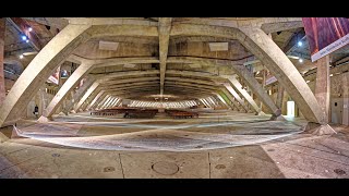 Lourdes - la basilique souterraine Saint Pie X (4K) - Région Occitanie - France