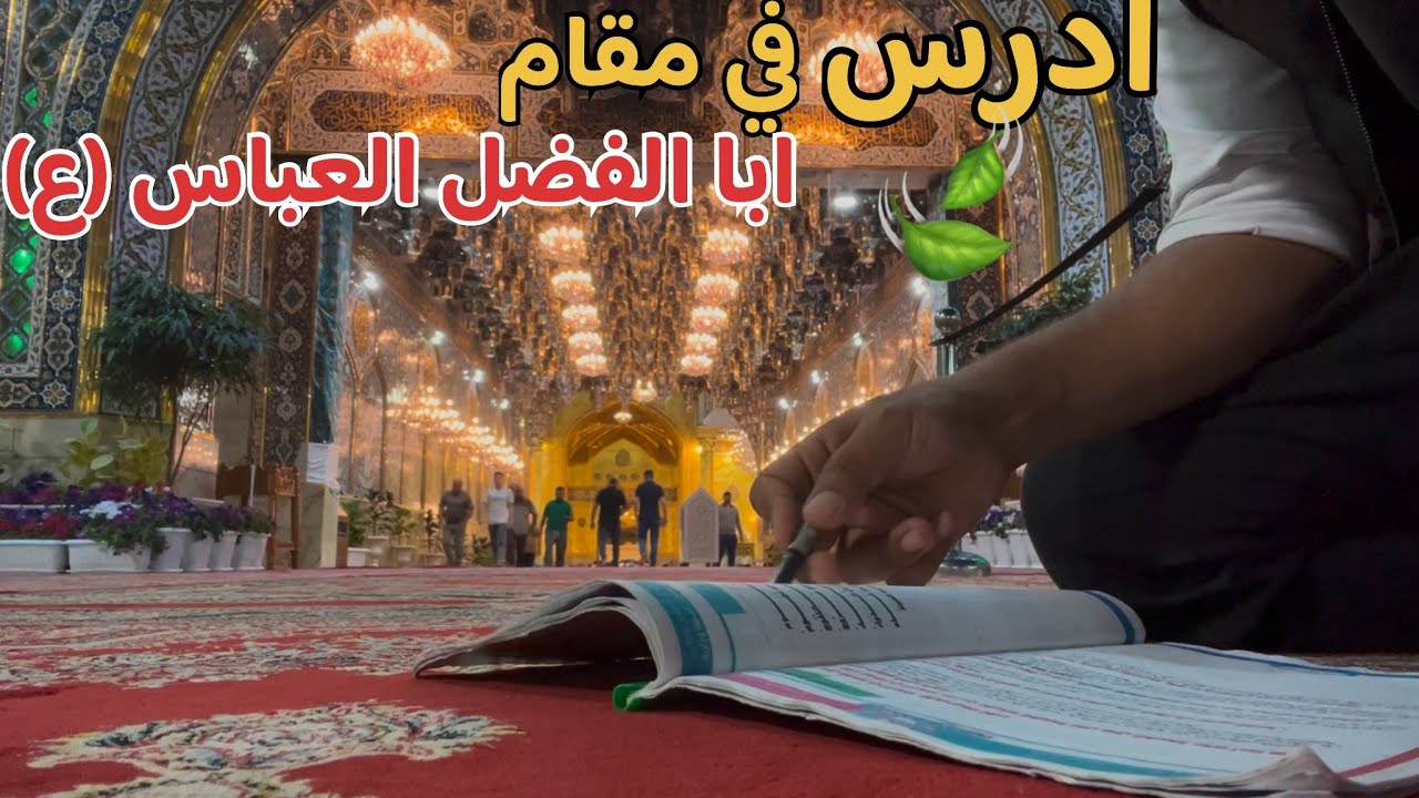 ادرس معي في كربلاء 📚| مع تلاوة القران🍃 وزيارة عاشوراء | study with me