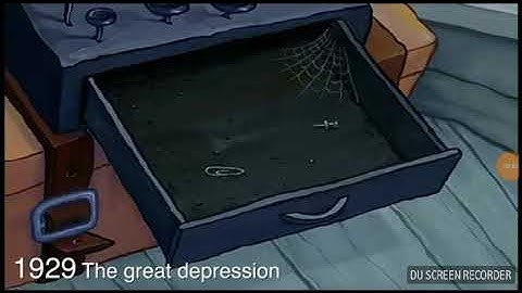 EVENTS SINCE 1900 PORTRAYED BY SPONGEBOB | REACTION!