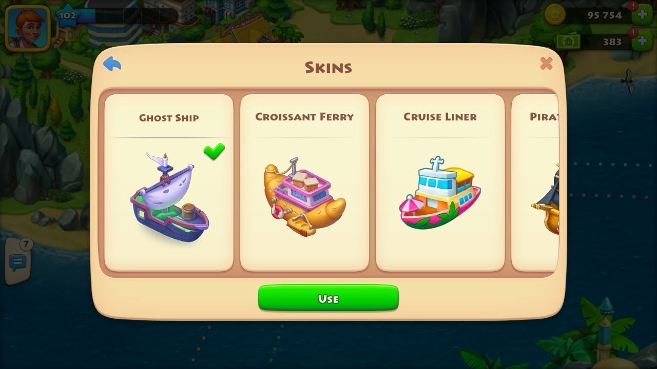 Ghost Ship Skin Haunted Halloween