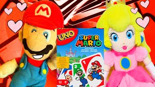 Mario and Peach Plays UNO Super Mario!