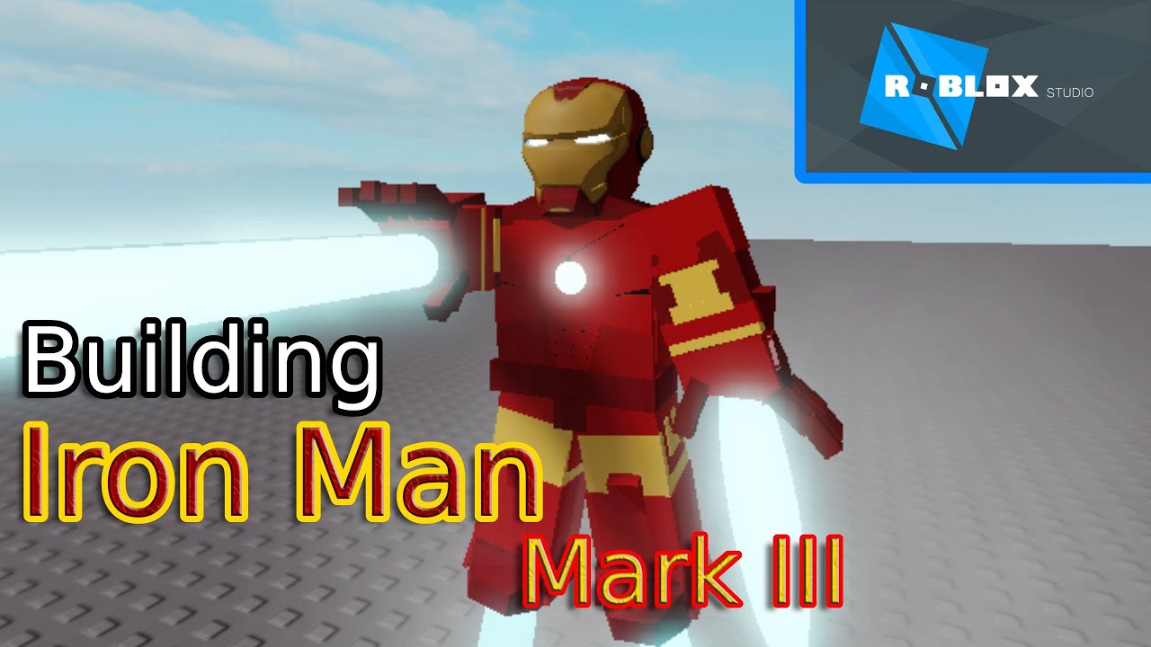 Building Iron Man Mark 3 (Speed Build) - Roblox Studio 