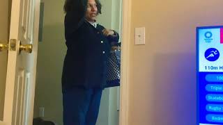 Our Cat Georgie Inside A Bag