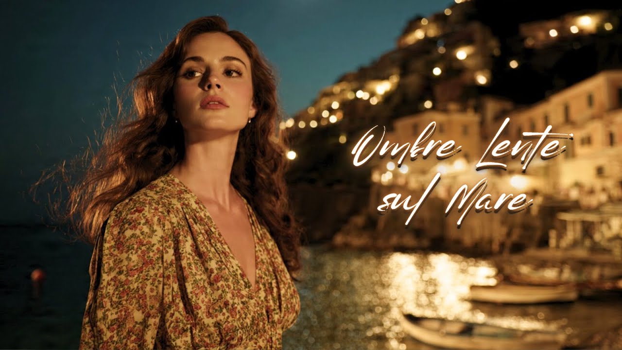🌊 Ombre Lente sul Mare – 1960s Italian Night Romance | Mediterranean Vintage Music Video