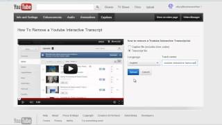How to Upload a YouTube Video Interactive Transcript