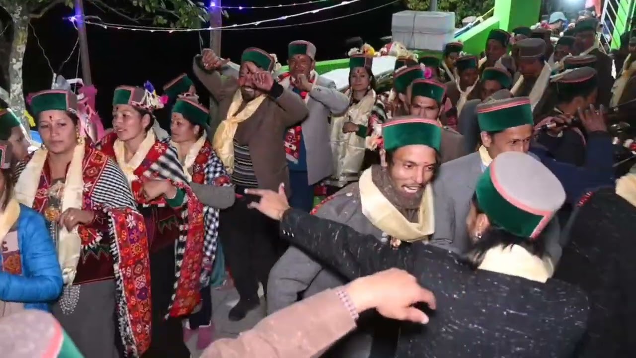 kinnauri local music with dance sound sh. bhag chand negi