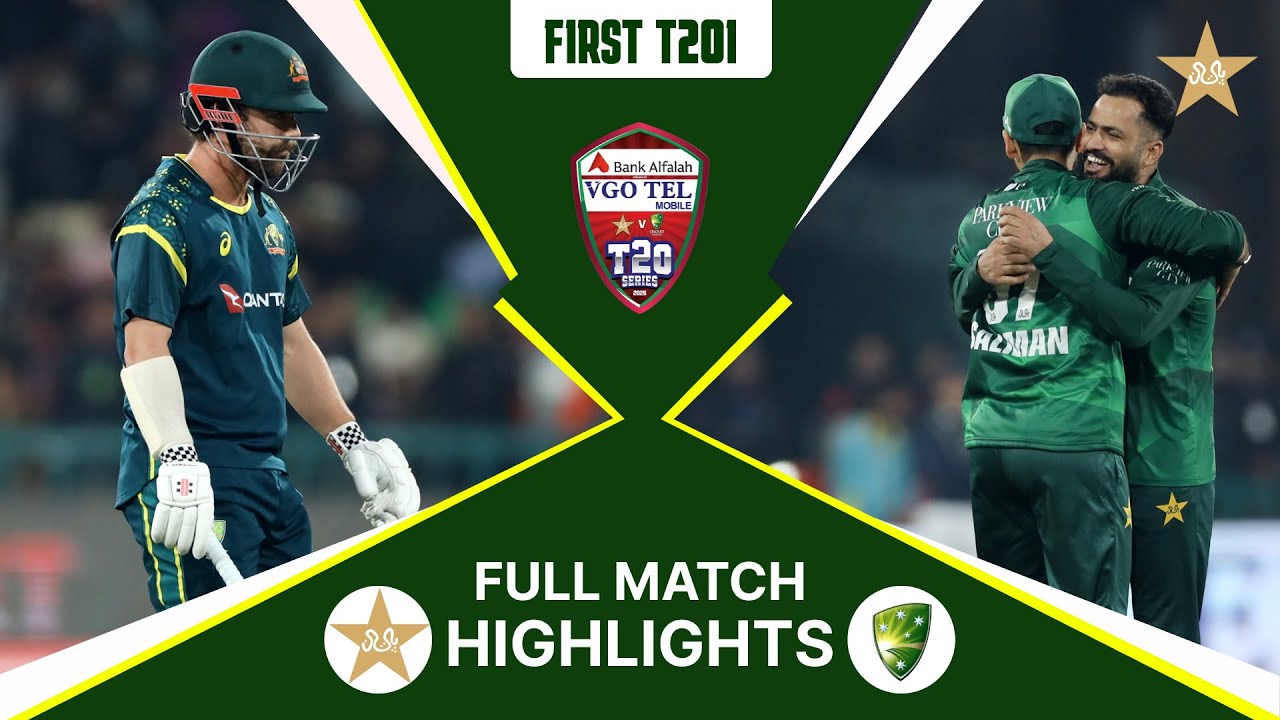 Pakistan vs Australia Match 01 Full Highlights | T20I Series 2026