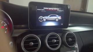 How to activate the ambient light /atmosphere light for Mercedes-benz C (w205),GLC (w253) screenshot 1
