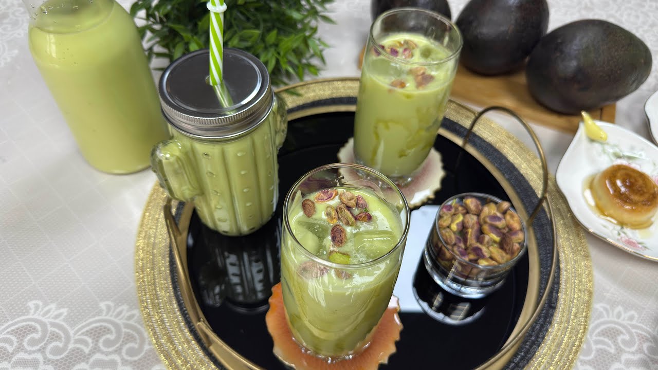 وصفة عصير او سموثي الافوكادو بالعسل # Jus ou smoothie d’avocat au miel 