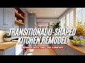 Transitional U Shaped Kitchen Remodel Ideas for Seniors with Timeless Comfort