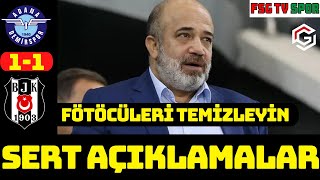 Adana Demirspor Başkanı Murat Sancak Sert Açıklamalar! F. Temizleyin! Adana Demirspor 1-1 Beşiktaş