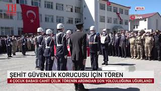 Şehi̇t Güvenli̇k Korucusu İçi̇n Tören