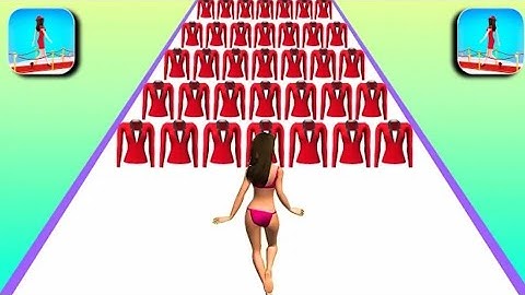 Clothes Run in Max Level Gameplay iOS,Android Walkthrough New Update Mobile Game DressUp