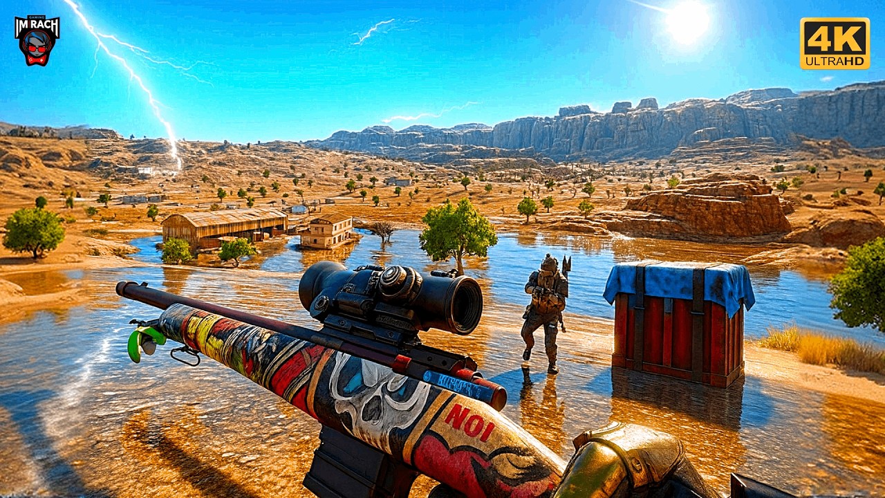 🟢 PUBG PC : MIRAMAR SOLO SNIPER TPP 4K GAMEPLAY (No Commentary)