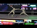 Final - Div 1 Men's Epee --(Szapary v Imrik) - Junior Olympics and Div I NAC -Charlotte, NC -2025