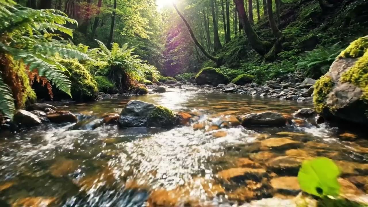 432Hz Forest Meditation: Healing Nature Sounds & Water Flow for Sleep, Yoga, Zen | Nature Breath