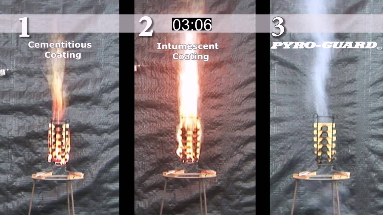Intumescent and Cementitious Fire Hazard Demonstration Part 1